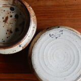 Beurrier à eau en grès pyrité artisanal