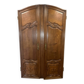 Anciennes portes en chêne style louis xv