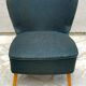 Midnight blue vintage cocktail chair