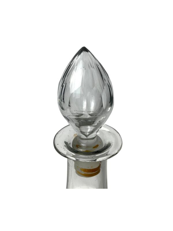 Arts de la table, grande bouteille carafe avec bouchon XIXème