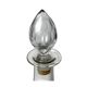 Tableware, large bottle carafe with stopper from the 19th century.