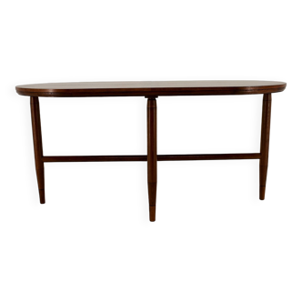 Table à manger en hêtre, Tchécoslovaquie années 1960