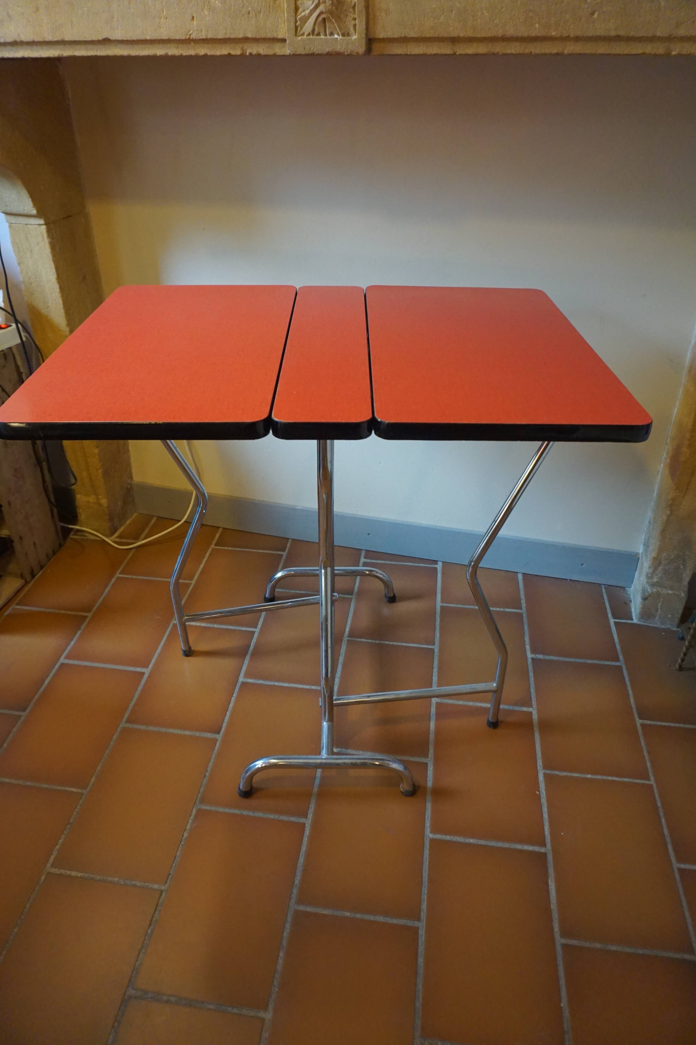 Folding formica table - 1960s