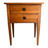 Wooden bedside