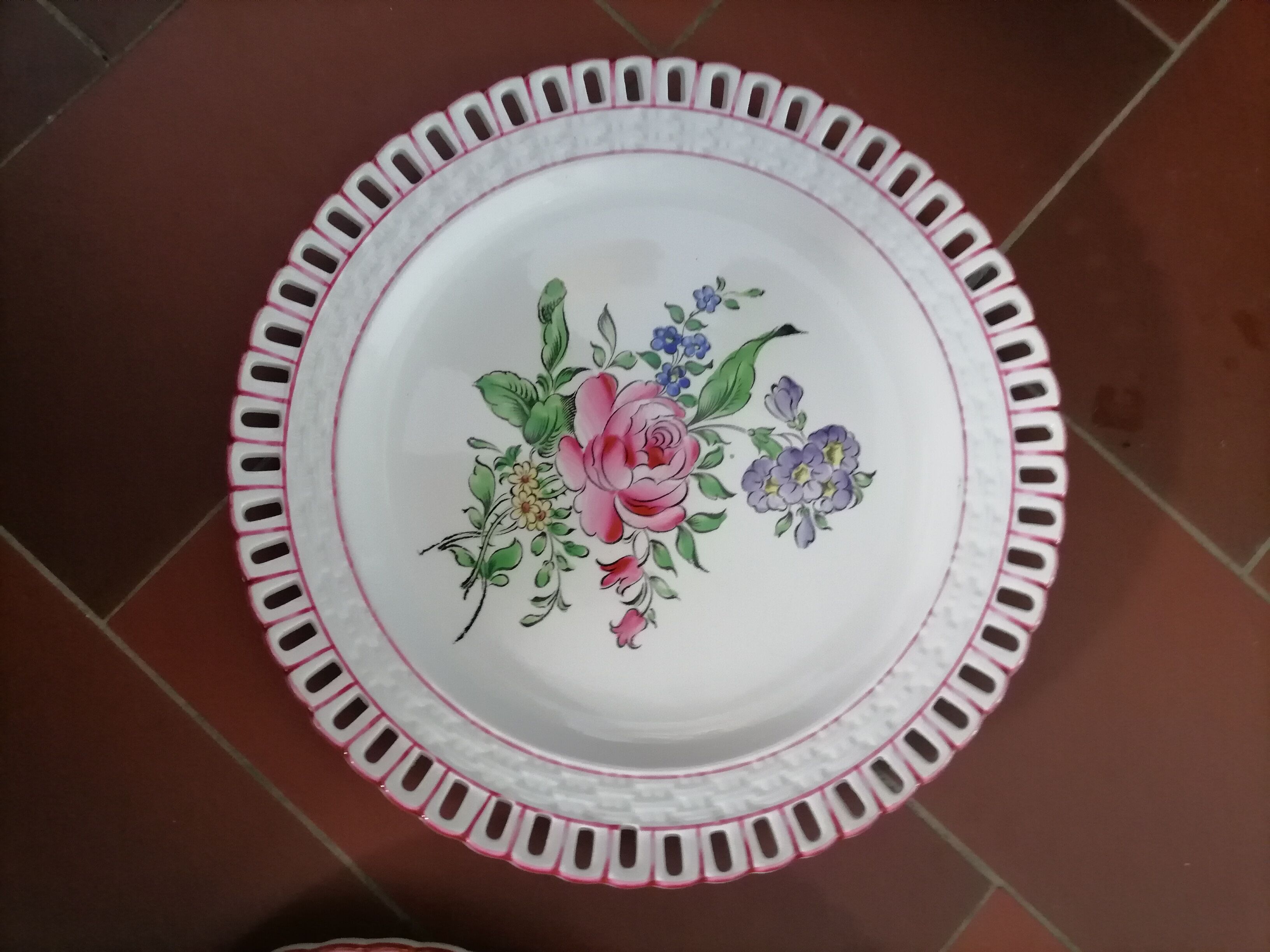 Old Lunéville plate