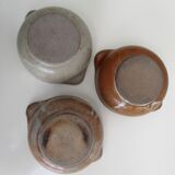 Bowls with ears, stoneware, set of three