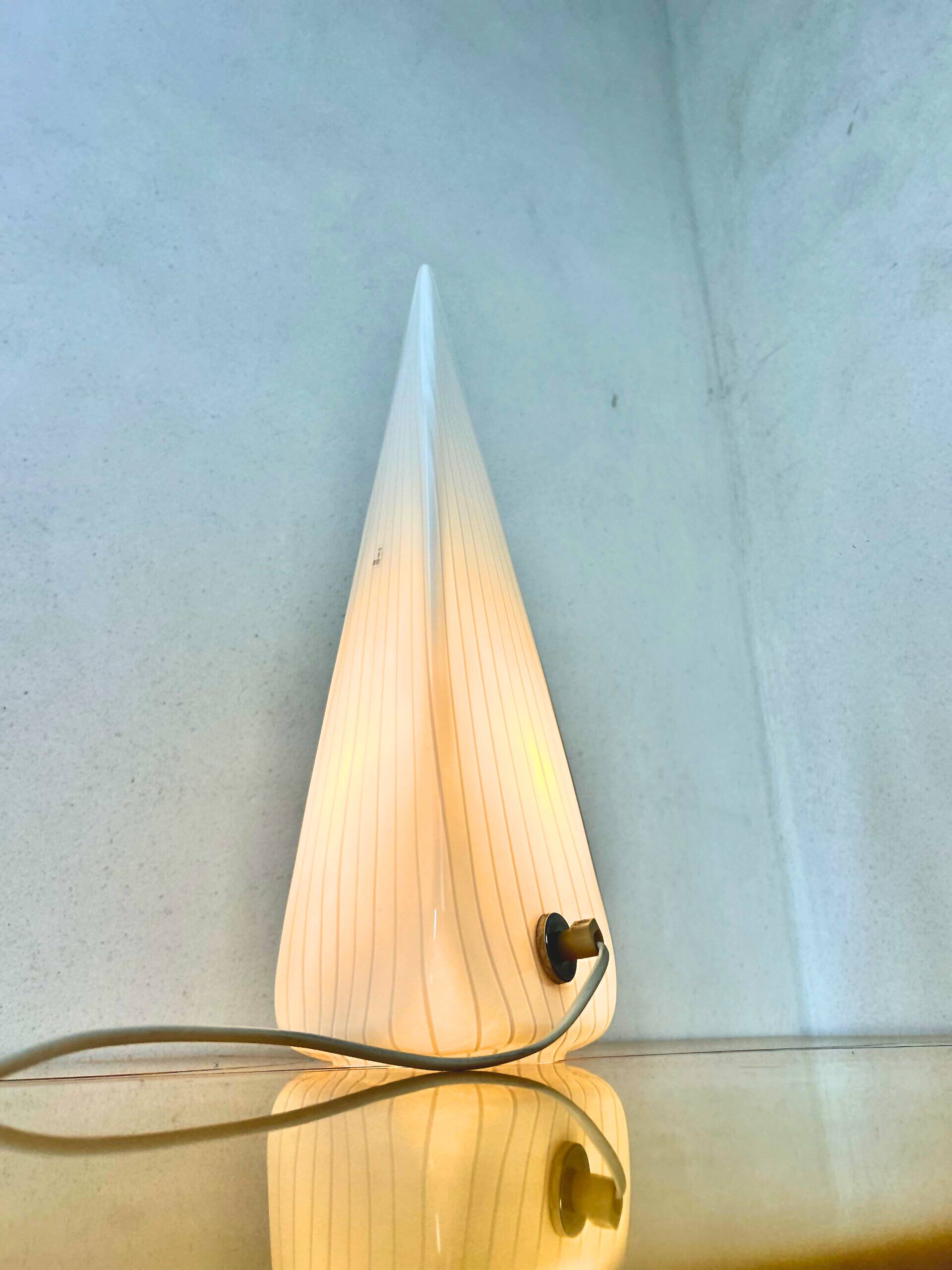 Conical lamp in Murano for Lino Tagliapietra