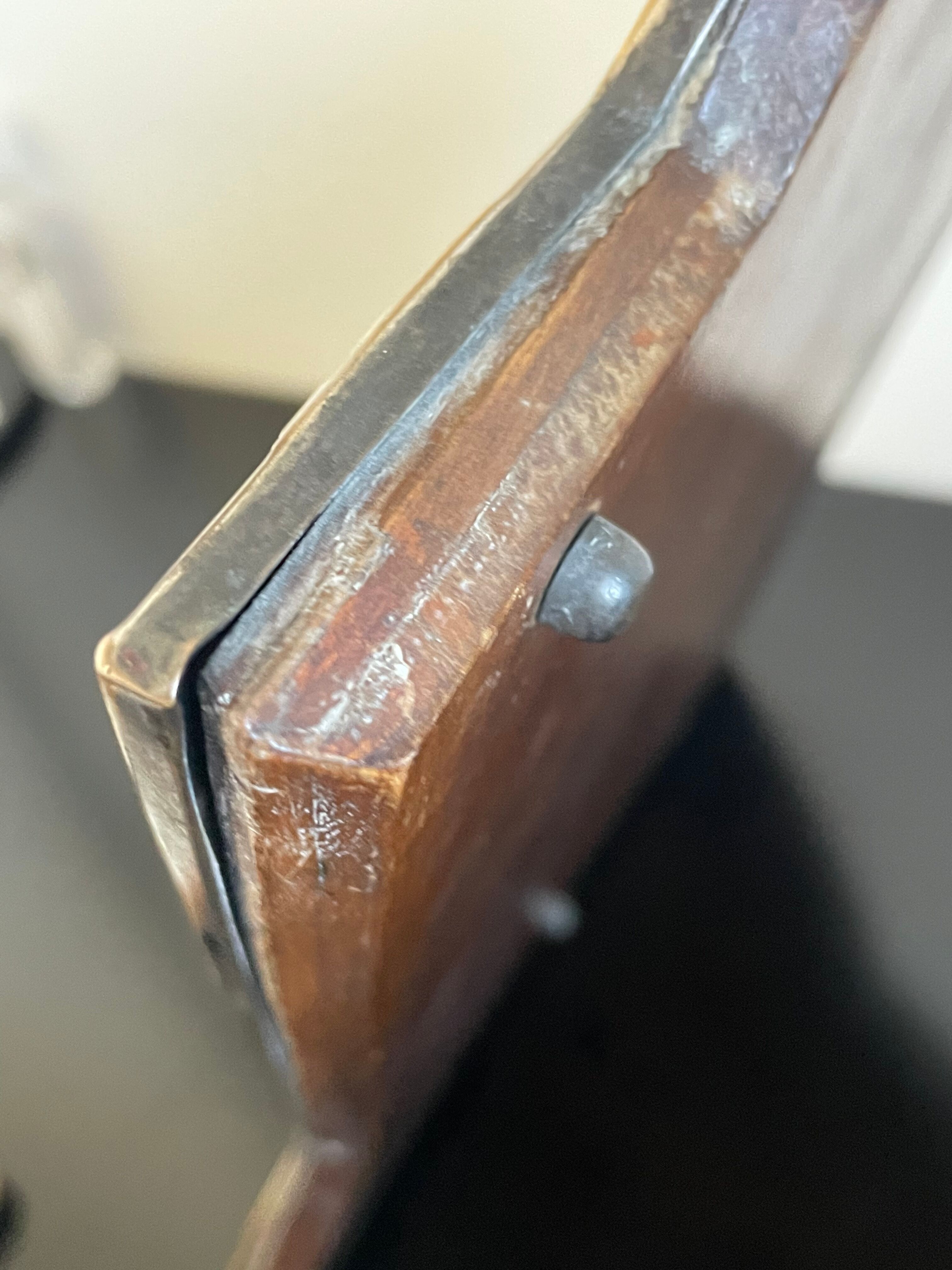 Art deco beveled table mirror, 40x30 cm