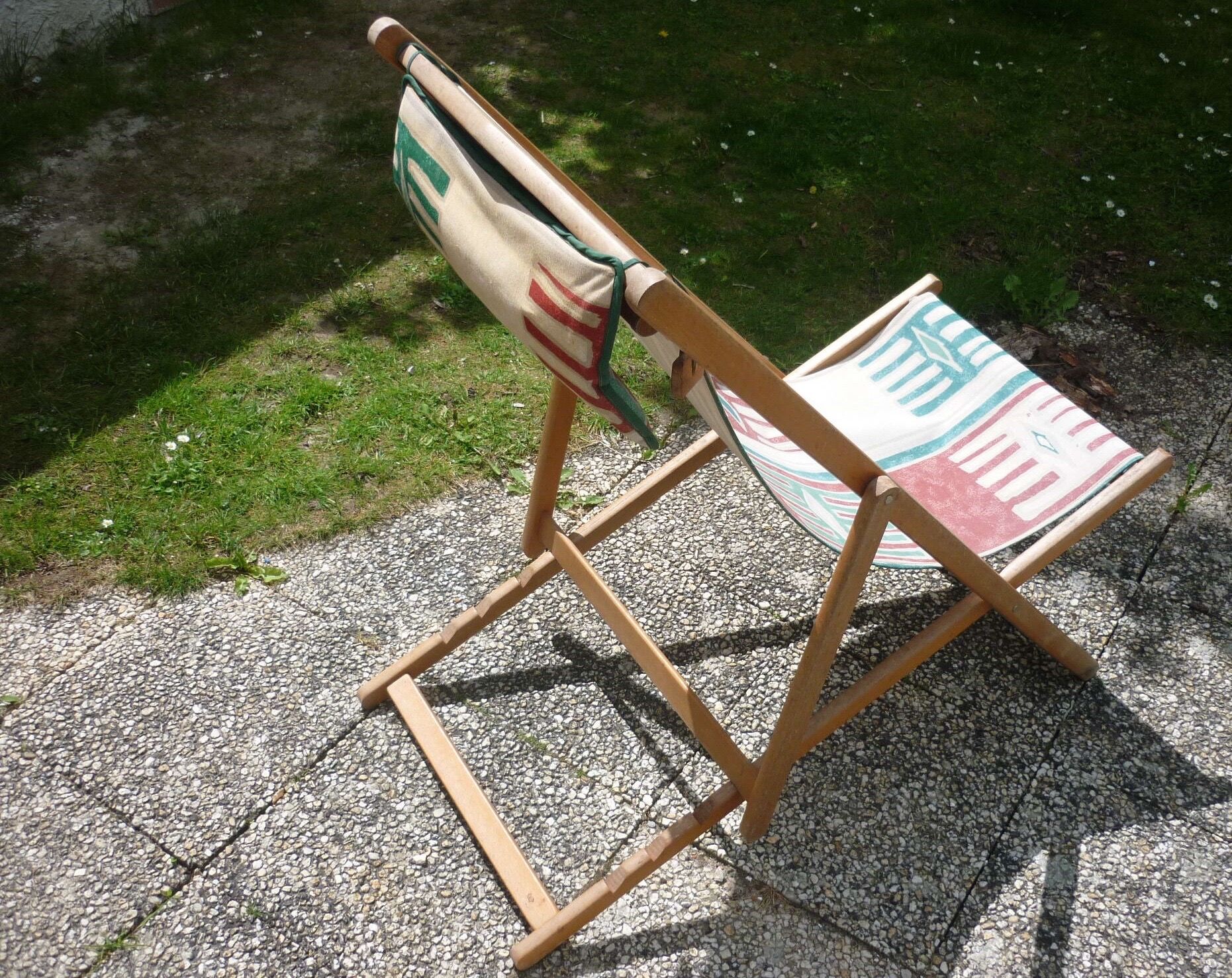 Vintage colorful lounger