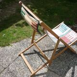 Vintage colorful lounger