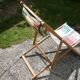 Vintage colorful lounger