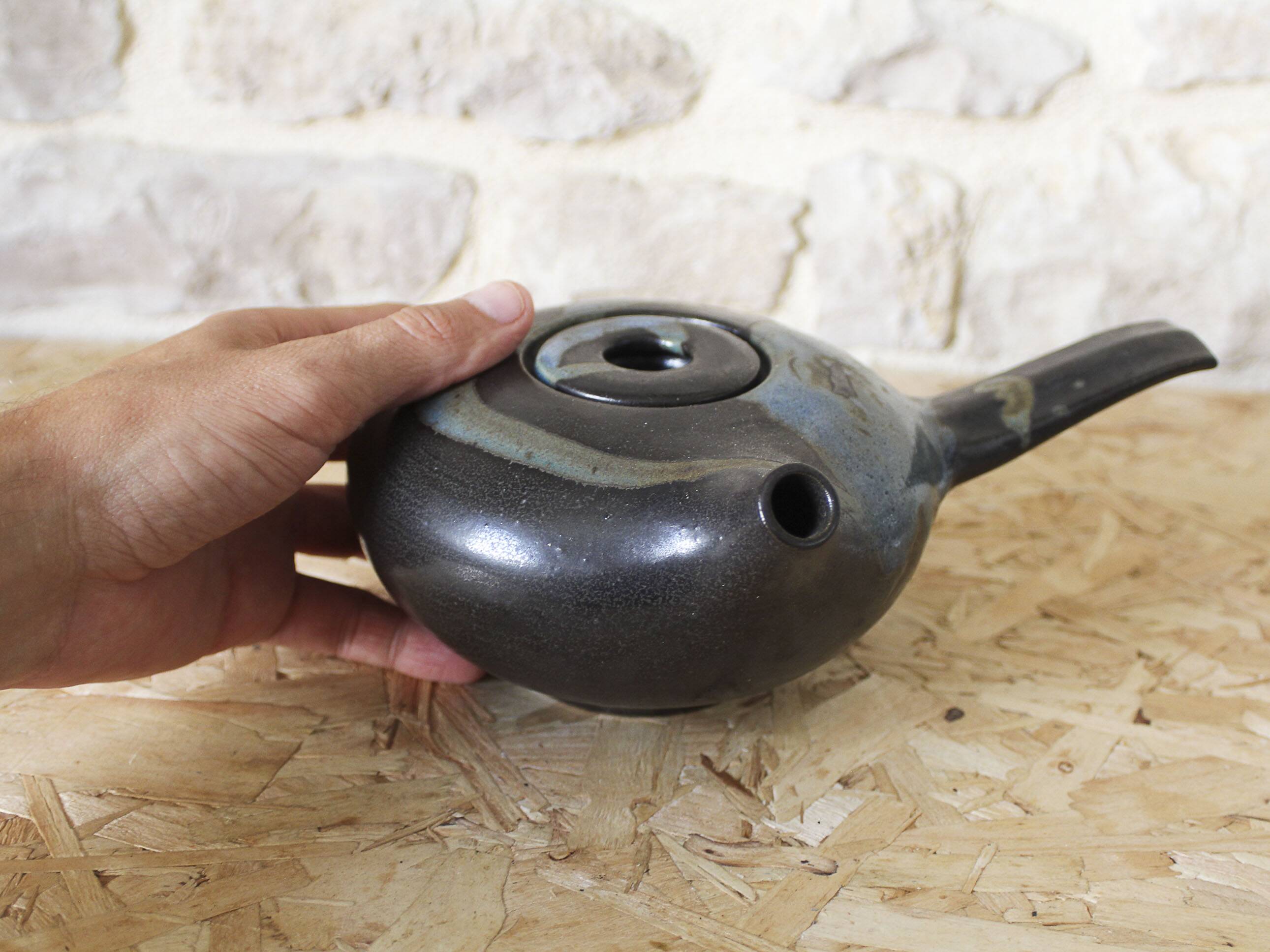 Jean Cacheleux ceramic teapot