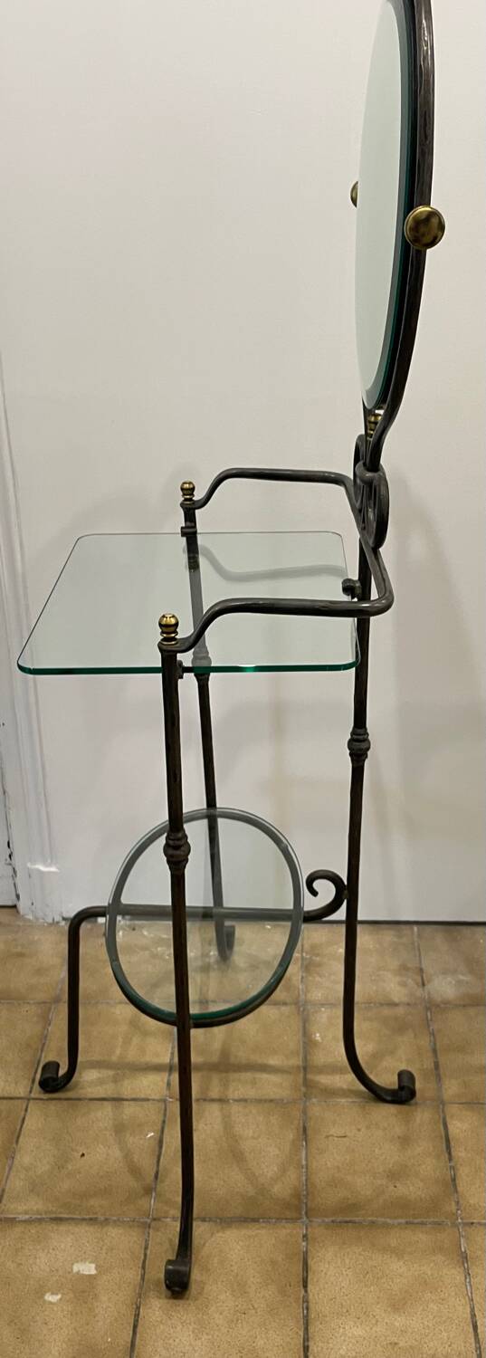 Wrought iron bathroom caddy