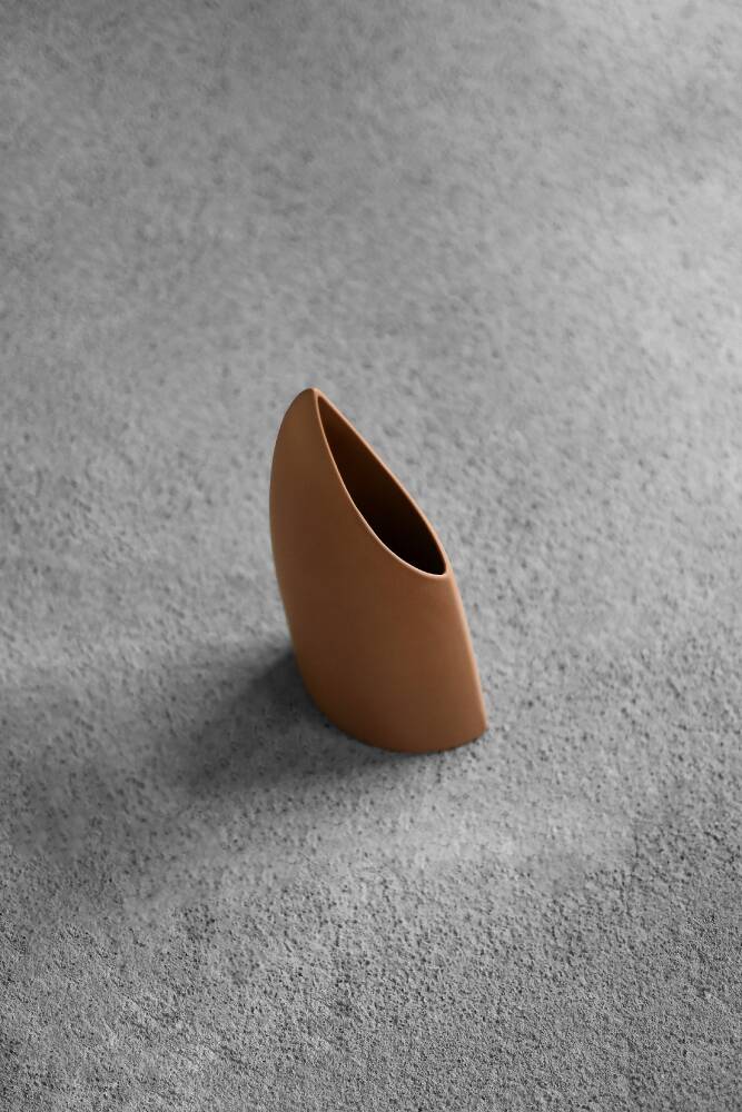 Modern Brick Red Stoneware Vase by Asa Selection, Germany, 1980s