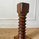 Solid wood press screw seat