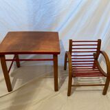Baumann 1950s child’s chair and table set