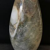 Vase soliflore in natural pierre onyx light green