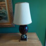 Lamp with lampshade 80'S Delmas