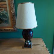 Lampe avec abat jour années 80'S Delmas