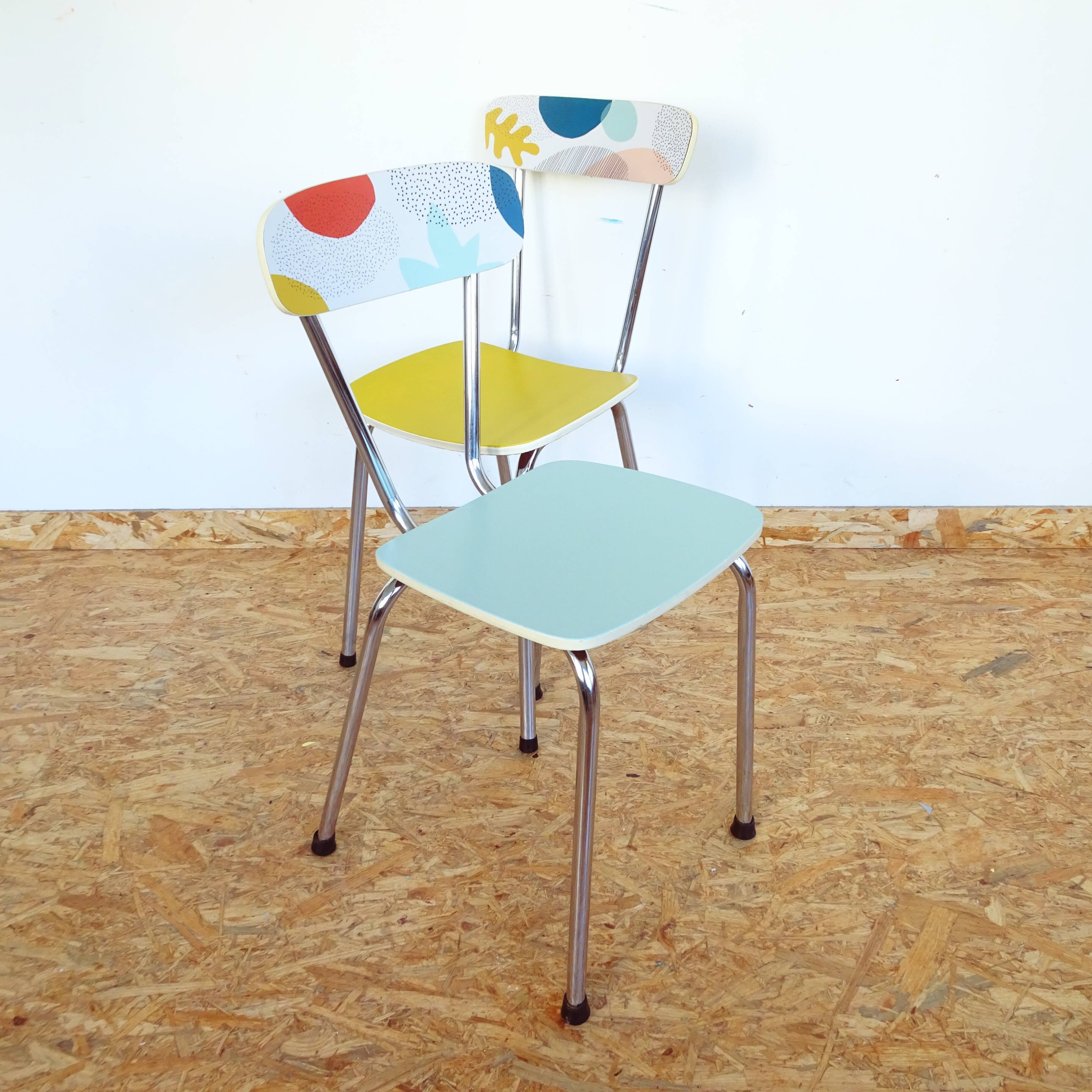 2 Formica chairs