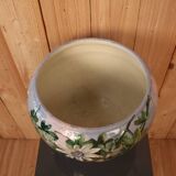 Pot by jerome massier in vallauris with passionflowers