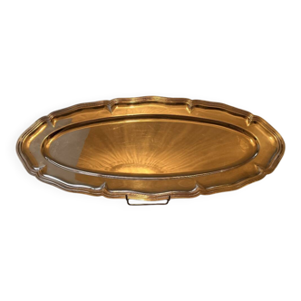 Silver-plated fish dish from the Christofle house.