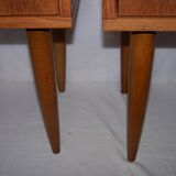 2 bedside tables - 50s