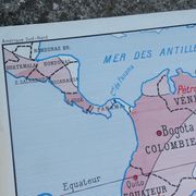 Rossignol School Map Poster: North America United States / South America.