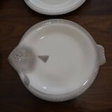 Set of 4 plates in the shape of fish