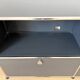 USM Haller sideboard, medium grey RAL 7004, 4 compartments with 2 flaps, Switzerland, 2000s