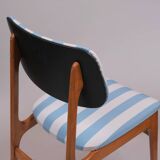 Chaise années 60 retapissée