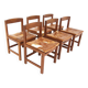 Set of 6 "Corona" chairs, Lennart Bender, Ulferts, Tibro, Sweden, 1960