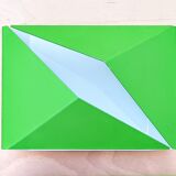 Wall lamp shape vintage origami