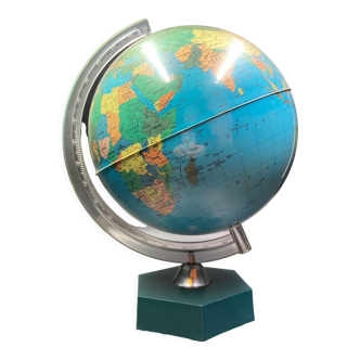 Globe terrestre pied en plastique