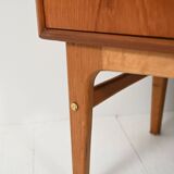 Meuble bar scandinave en teck des années 1950