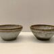 Pair of vintage stoneware bowls – Signed OL / VN (Vallée Noire)