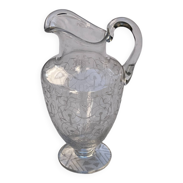 Pichet Michel Ange en cristal de Baccarat, à eau ou à vin