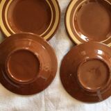Together six years 70 terracotta plates