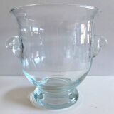 Large Champagne Bucket or Ice Cooler Vase Terrarium Blown Glass
