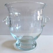 Gros Seau à Champagne ou Glace Rafraichissoir Vase Terrarium Verre Soufflé