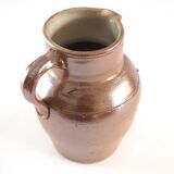 Iridescent stoneware pitcher