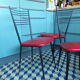 Suite 6 chairs Colette Guéden