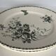2 Émile Bourgeois iron earthenware flat plates
