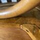 Mismatched curved wood bistro chairs (Fischel..)