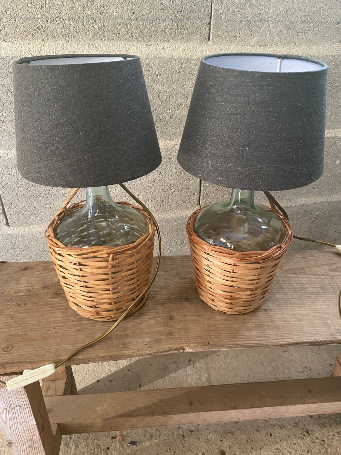 Jeanne d'Arc bedside lamps