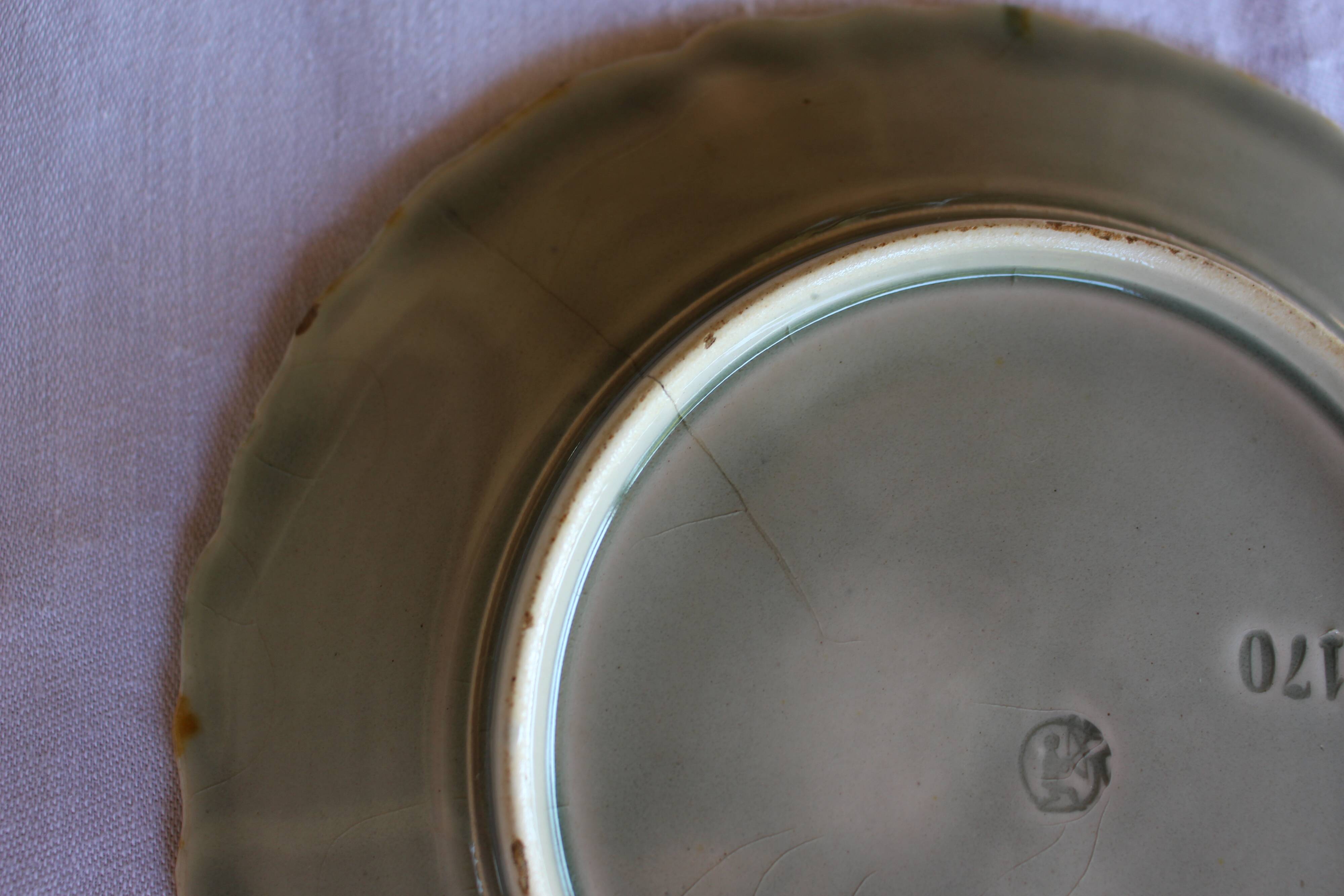 6 plates "Papillons"