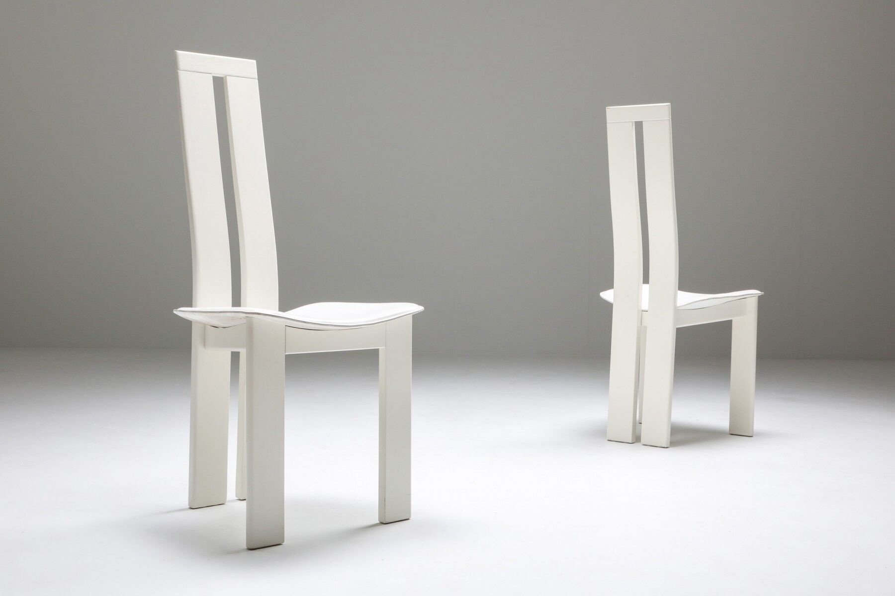 Pietro Costantini dining chairs 1980