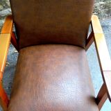 Vintage skai chair