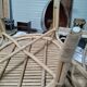 Table basse en rotin