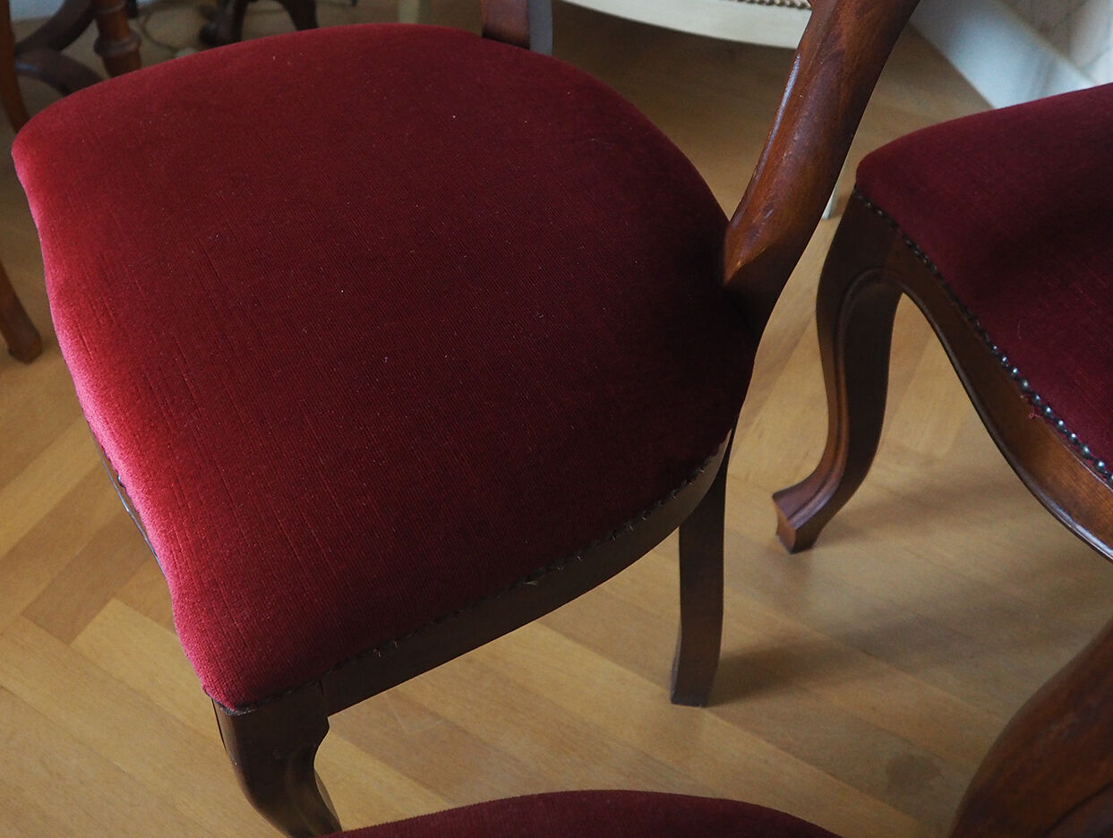 6 Louis Philippe style chairs